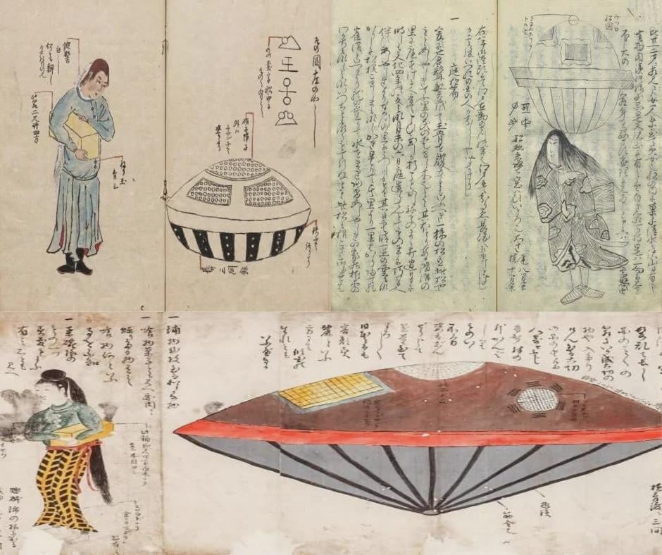 this picture from over 200 years ago depicts a ufo on a v0 ycc4ivrgkgpd1